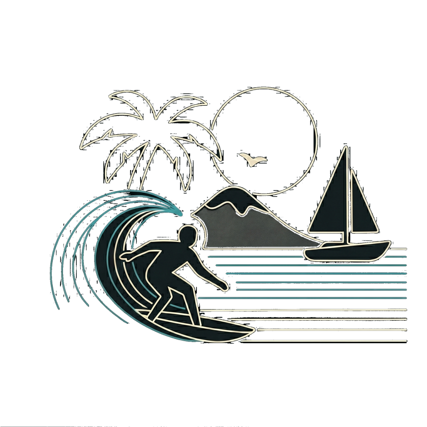 גולש על גל — Surfing Andaman